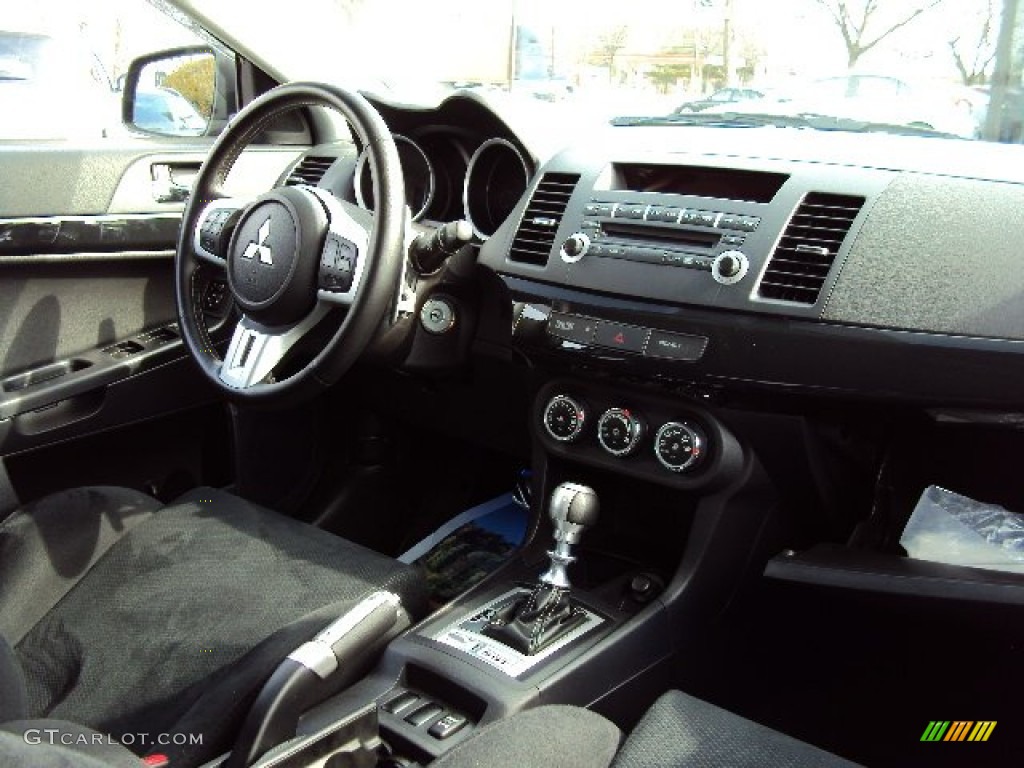 2012 Mitsubishi Lancer Evolution MR Black Recaro Dashboard Photo #78763247