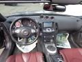 Wine Leather 2010 Nissan 370Z Sport Touring Roadster Dashboard