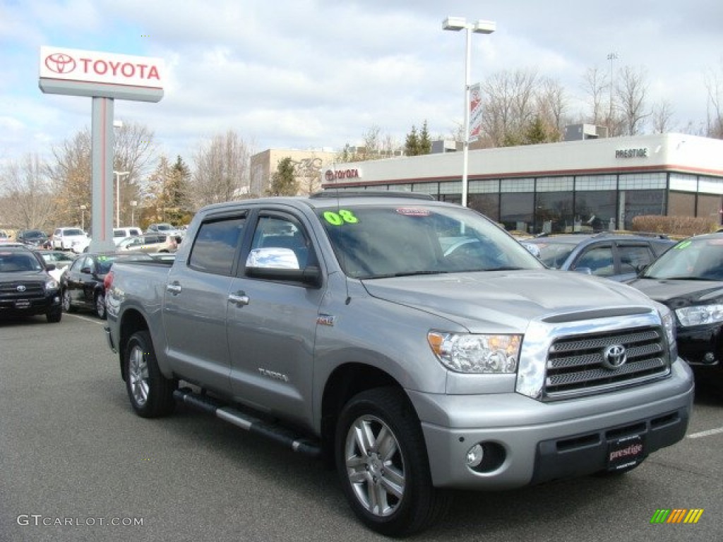 2008 Tundra Limited CrewMax 4x4 - Silver Sky Metallic / Graphite Gray photo #1