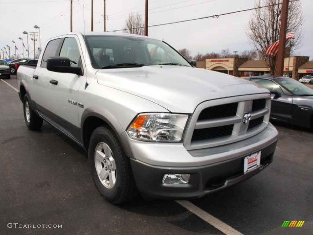 2009 Ram 1500 TRX Crew Cab - Bright Silver Metallic / Dark Slate Gray photo #2