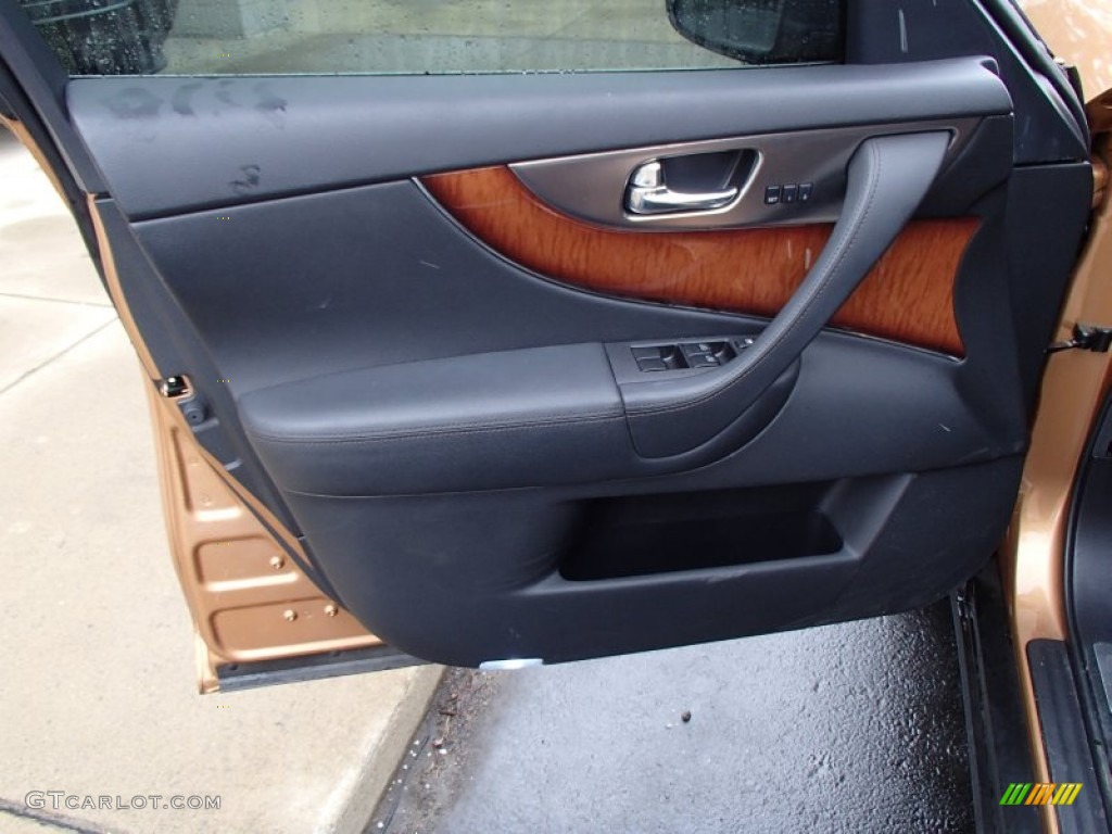2010 Infiniti FX 35 AWD Chestnut Door Panel Photo #78764903