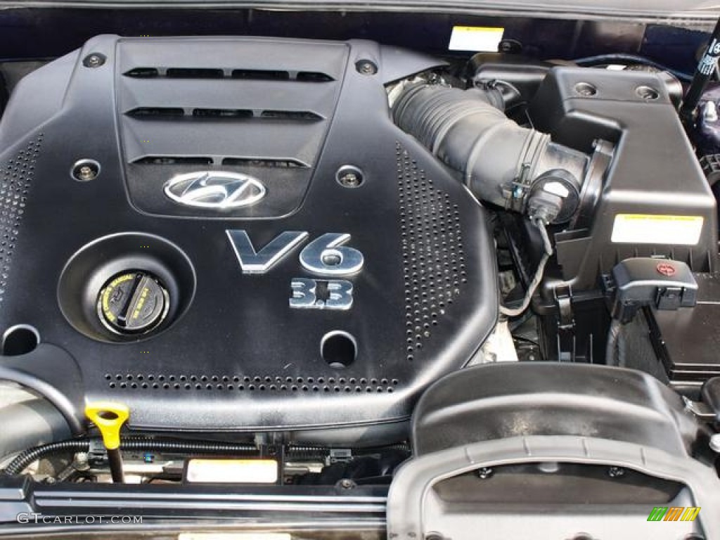 2008 Hyundai Sonata SE V6 3.3 Liter DOHC 24-Valve VVT V6 Engine Photo #78765491
