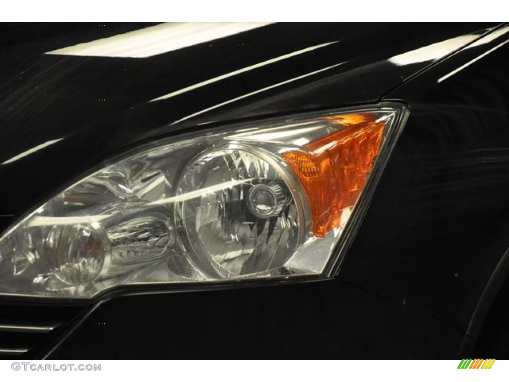2009 CR-V EX 4WD - Crystal Black Pearl / Black photo #2