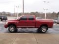 2007 Inferno Red Crystal Pearl Dodge Ram 2500 Laramie Quad Cab 4x4  photo #5