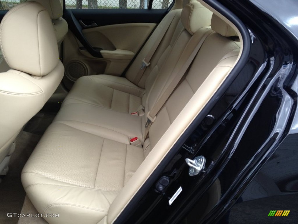 2010 Acura TSX V6 Sedan Rear Seat Photos