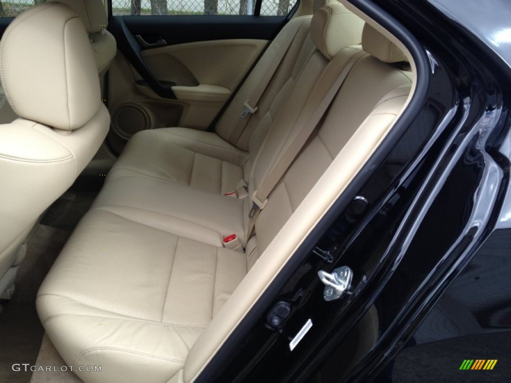 Parchment Interior 2010 Acura TSX V6 Sedan Photo #78767345