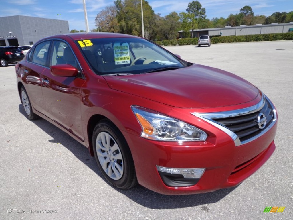 Cayenne Red 2013 Nissan Altima 2.5 S Exterior Photo #78767592