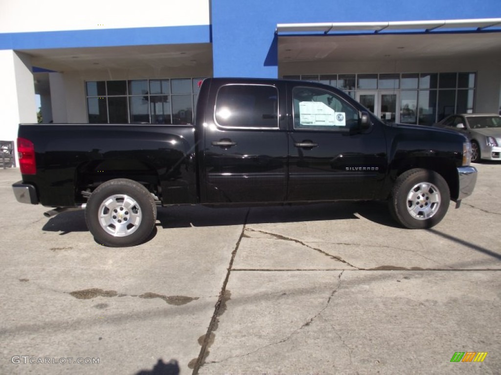 2013 Silverado 1500 LT Crew Cab - Black / Ebony photo #4