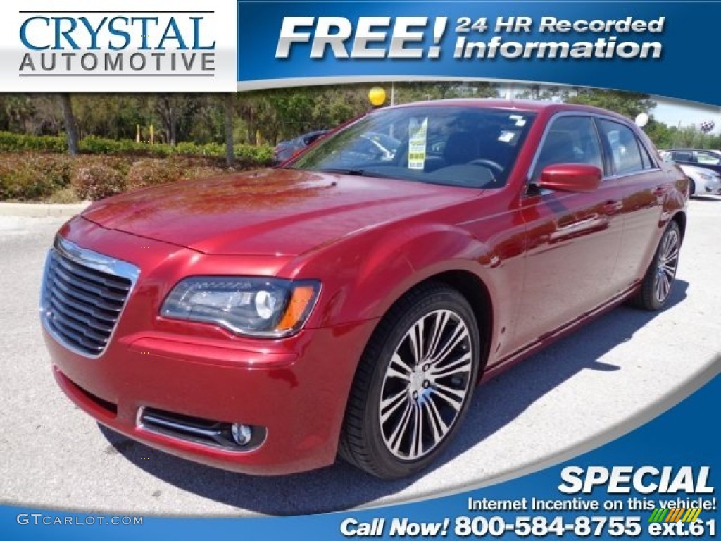 Deep Cherry Red Crystal Pearl Chrysler 300