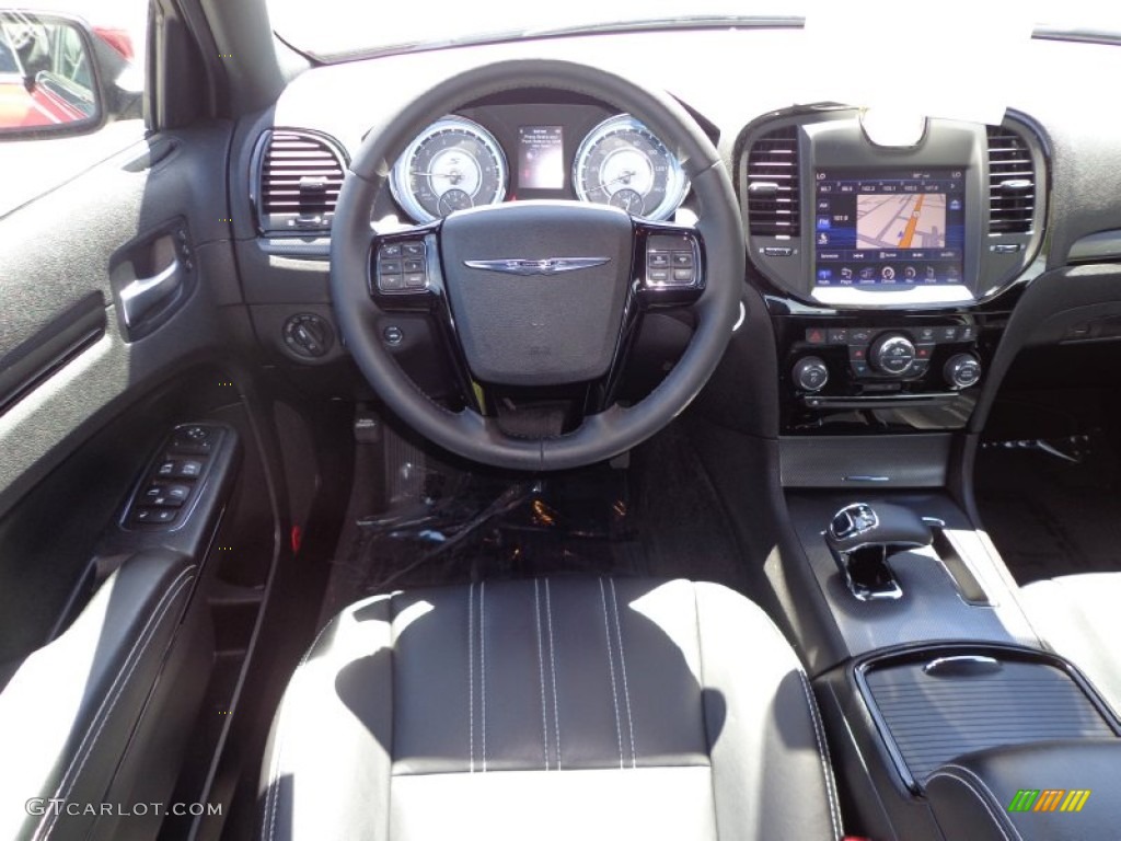 2012 Chrysler 300 S V6 Black Dashboard Photo #78768044