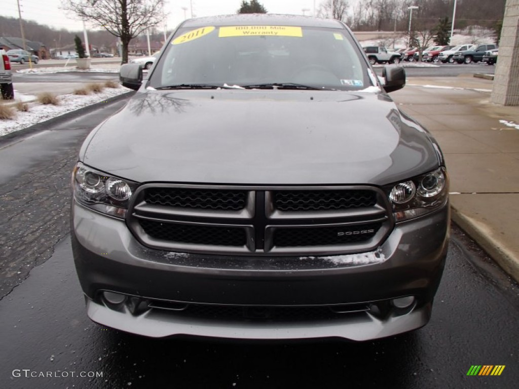 Mineral Gray Metallic 2011 Dodge Durango R/T 4x4 Exterior Photo #78768203