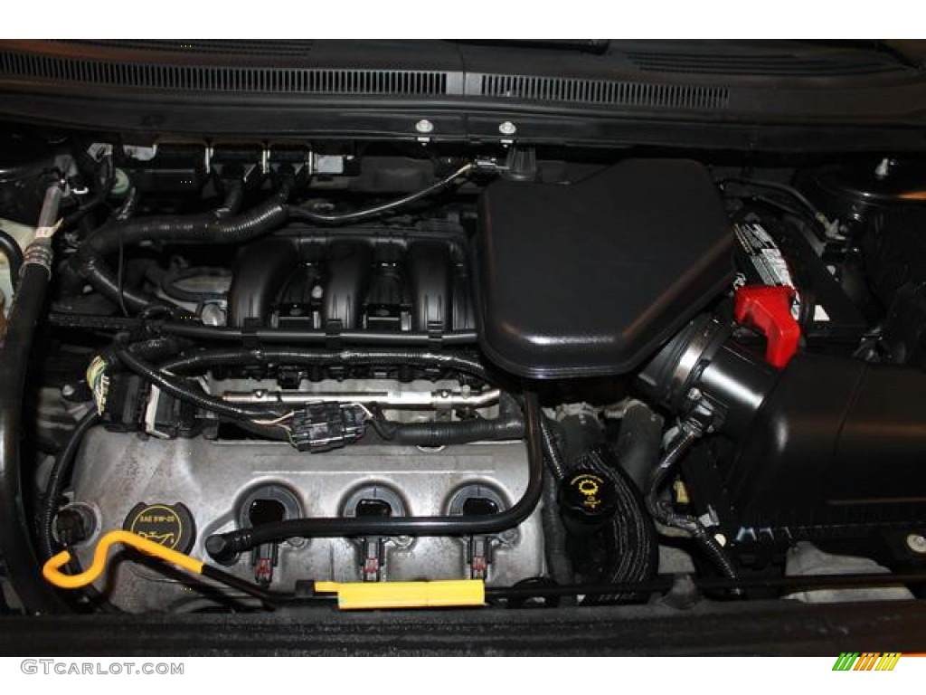 2007 Edge SEL Plus AWD - Carbon Metallic / Medium Light Stone photo #54