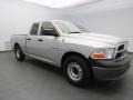 2010 Bright Silver Metallic Dodge Ram 1500 ST Quad Cab  photo #3