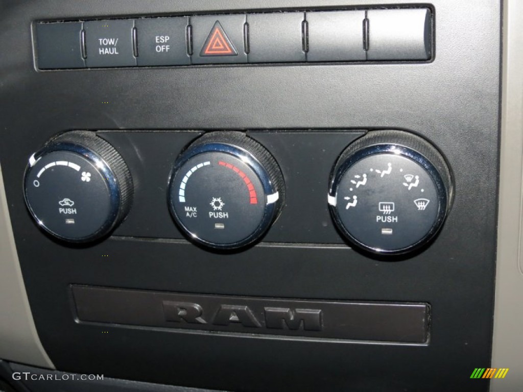 2010 Dodge Ram 1500 ST Quad Cab Controls Photo #78769655