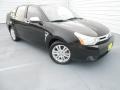 2009 Ebony Black Ford Focus SEL Sedan  photo #1