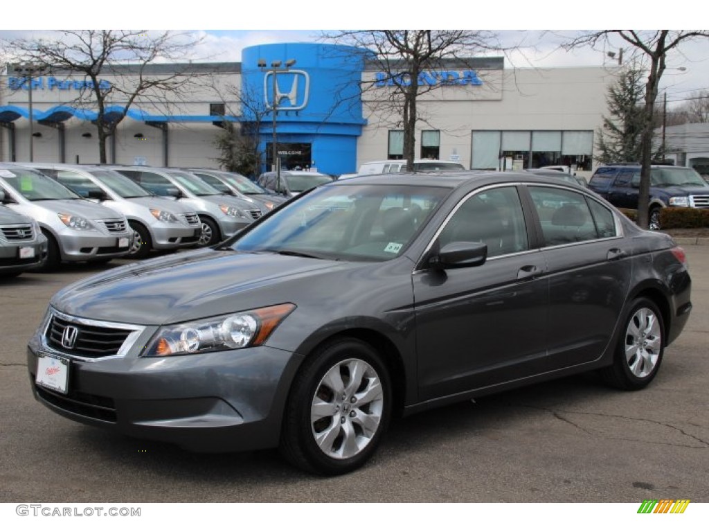 2010 Accord EX Sedan - Polished Metal Metallic / Black photo #1