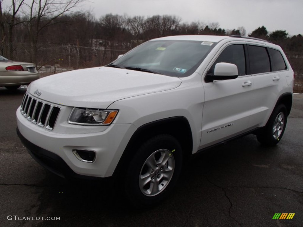 Bright White 2014 Jeep Grand Cherokee Laredo 4x4 Exterior Photo #78770456