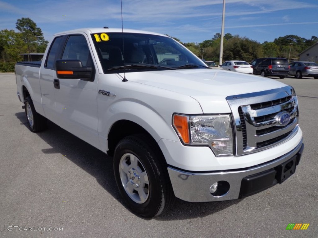 Oxford White 2010 Ford F150 XLT SuperCab Exterior Photo #78770640