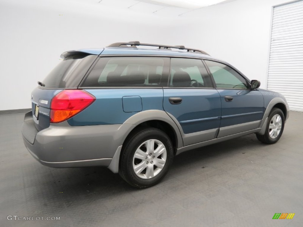 2005 Outback 2.5i Wagon - Atlantic Blue Pearl / Off Black photo #5