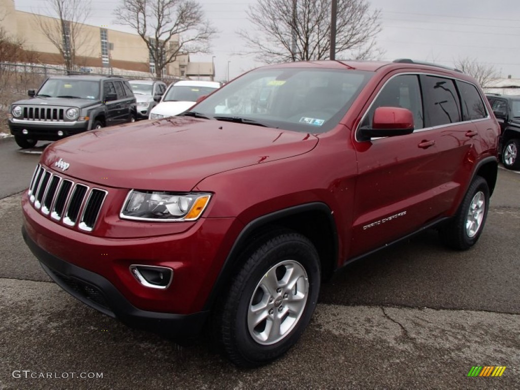 2014 Grand Cherokee Laredo 4x4 - Deep Cherry Red Crystal Pearl / Morocco Black photo #2