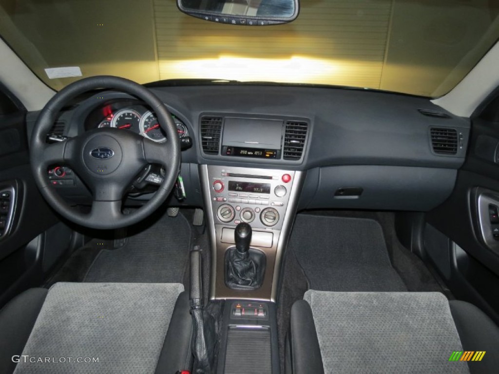 2005 Outback 2.5i Wagon - Atlantic Blue Pearl / Off Black photo #13