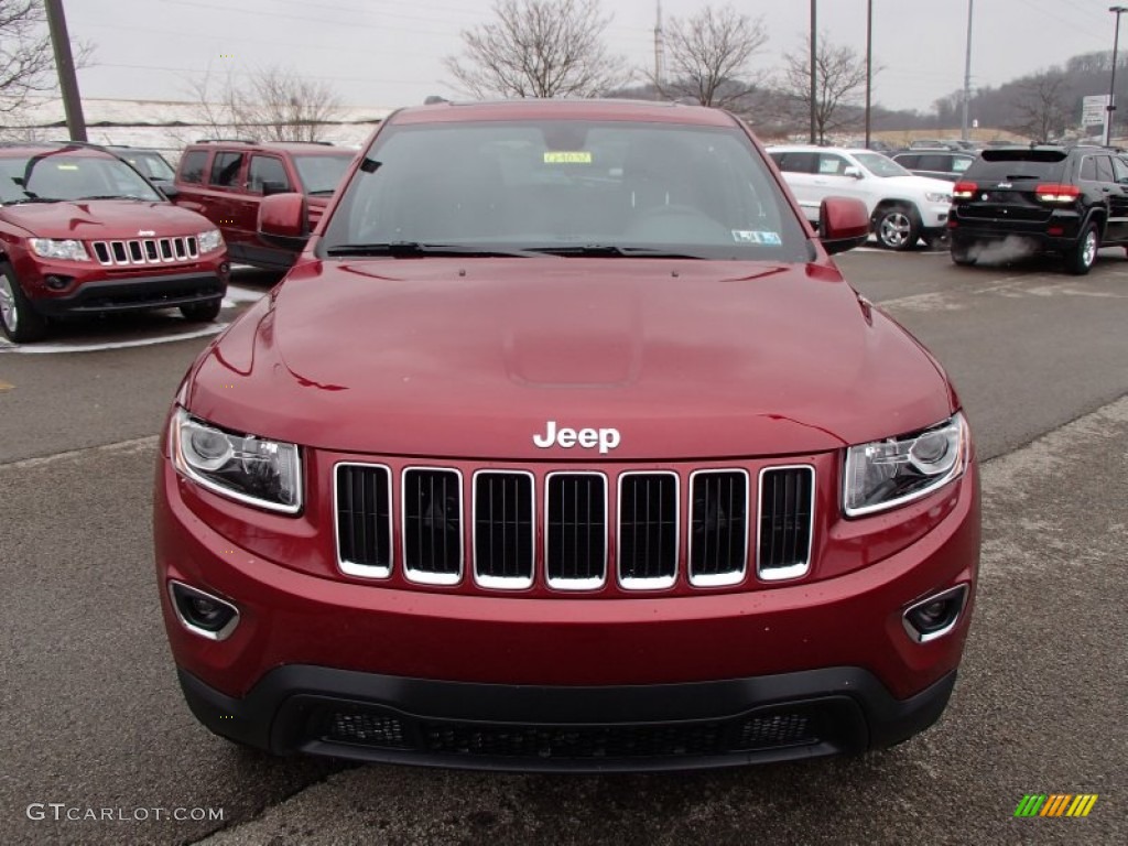Deep Cherry Red Crystal Pearl 2014 Jeep Grand Cherokee Laredo 4x4 Exterior Photo #78771377