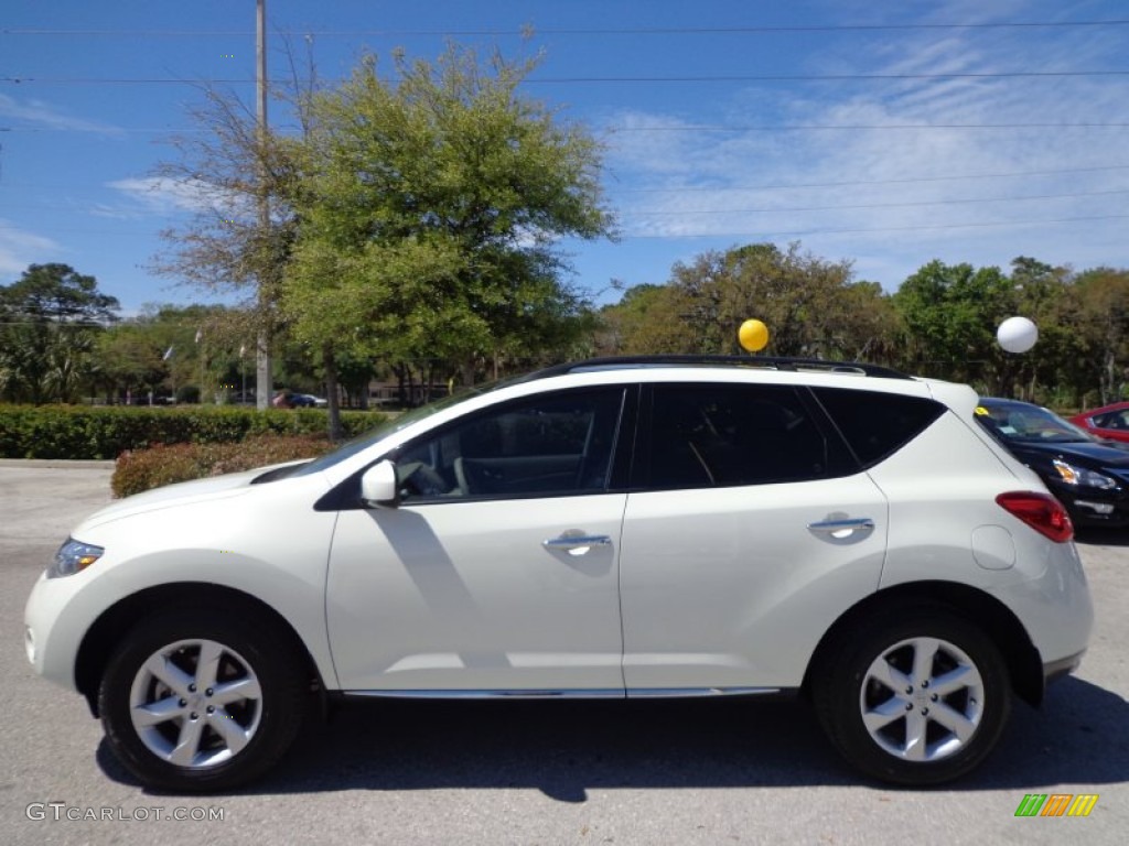 2010 Murano SL - Glacier White Pearl / Beige photo #2