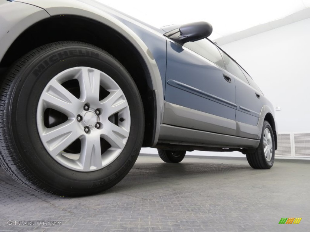 2005 Outback 2.5i Wagon - Atlantic Blue Pearl / Off Black photo #21