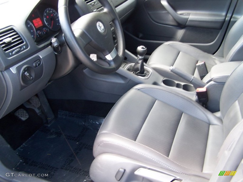 Art Grey Interior 2009 Volkswagen Jetta SE Sedan Photo #78771584