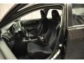 Black Recaro 2012 Mitsubishi Lancer Evolution GSR Interior Color