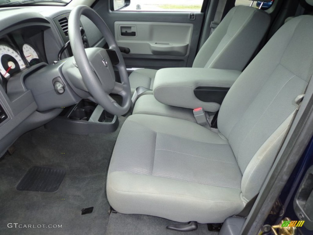 Medium Slate Gray Interior 2006 Dodge Dakota ST Club Cab Photo #78771983