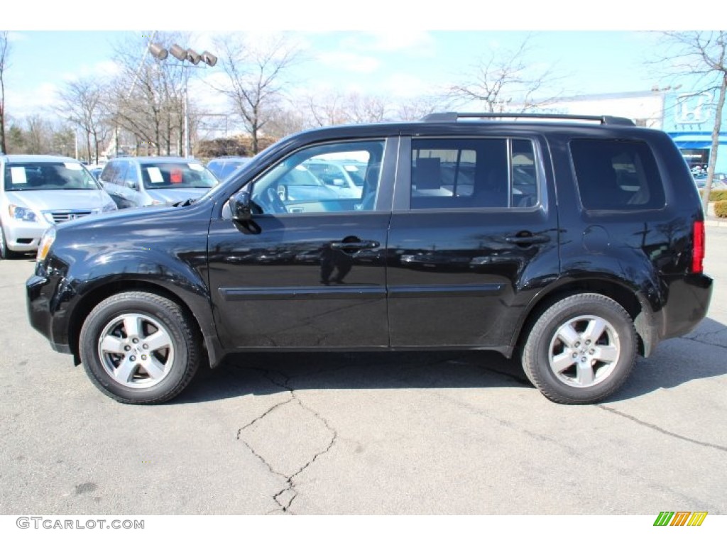 Crystal Black Pearl 2011 Honda Pilot EX 4WD Exterior Photo #78771989