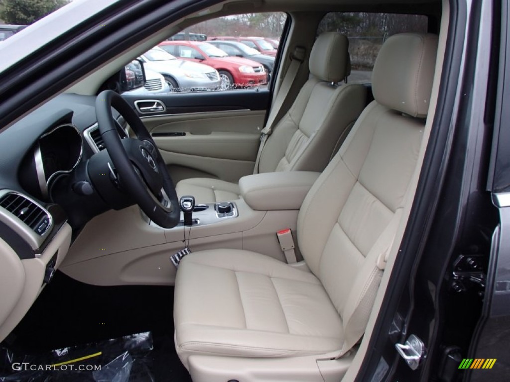 New Zealand Black/Light Frost Interior 2014 Jeep Grand Cherokee Limited 4x4 Photo #78771992