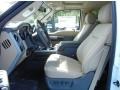  2013 F450 Super Duty Lariat Crew Cab 4x4 Adobe Interior