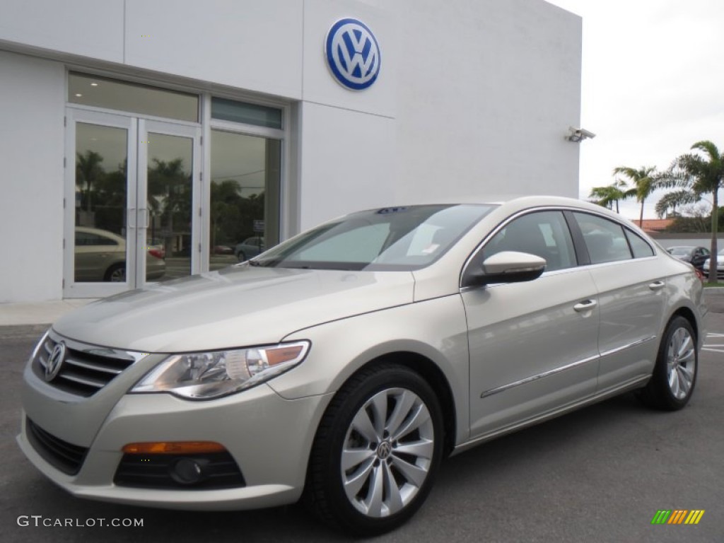 White Gold Metallic 2010 Volkswagen CC Sport Exterior Photo #78773334