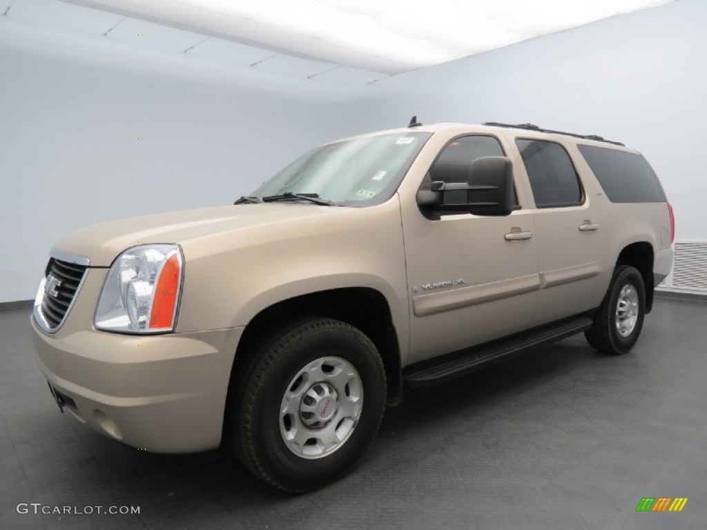 Gold Mist Metallic 2009 GMC Yukon XL SLE 2500 4x4 Exterior Photo #78773950