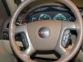 Light Tan 2009 GMC Yukon XL SLE 2500 4x4 Steering Wheel