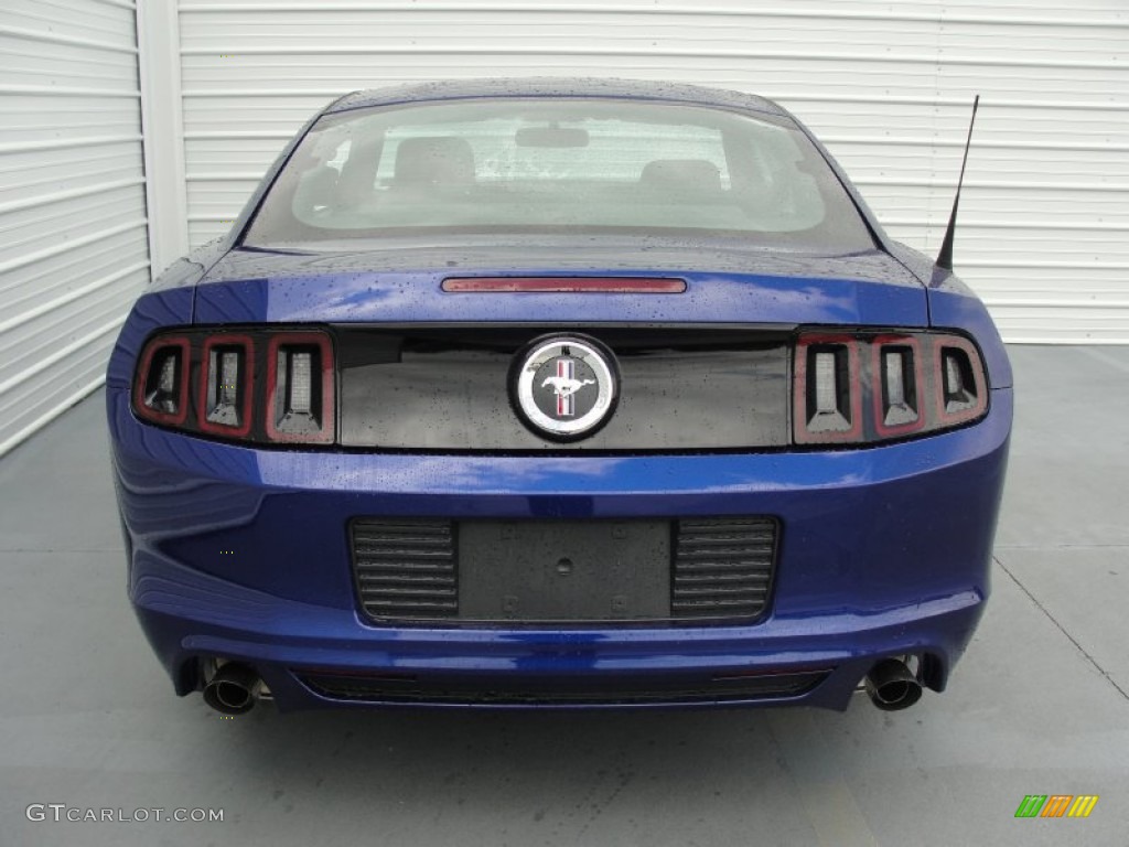 Deep Impact Blue 2014 Ford Mustang V6 Coupe Exterior Photo #78775271
