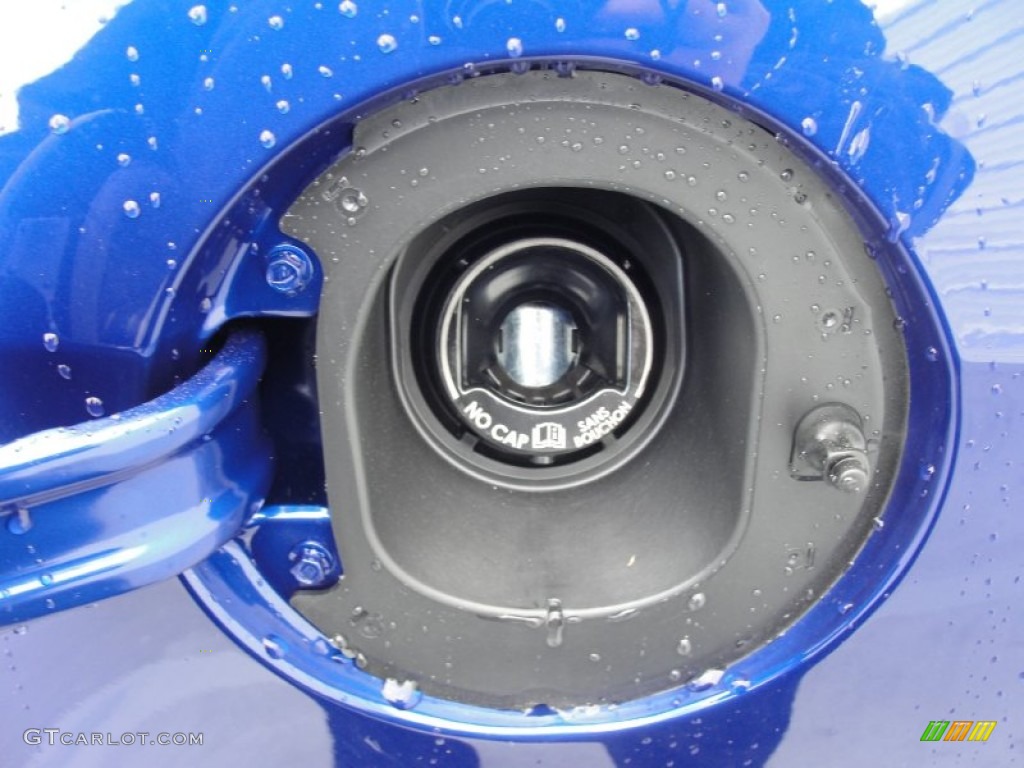 2014 Mustang V6 Coupe - Deep Impact Blue / Charcoal Black photo #13