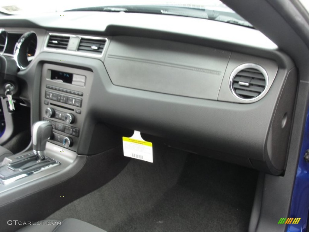 2014 Mustang V6 Coupe - Deep Impact Blue / Charcoal Black photo #16