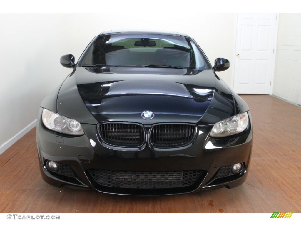 2010 3 Series 335i Coupe - Black Sapphire Metallic / Black photo #7