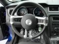 Charcoal Black 2014 Ford Mustang V6 Coupe Steering Wheel