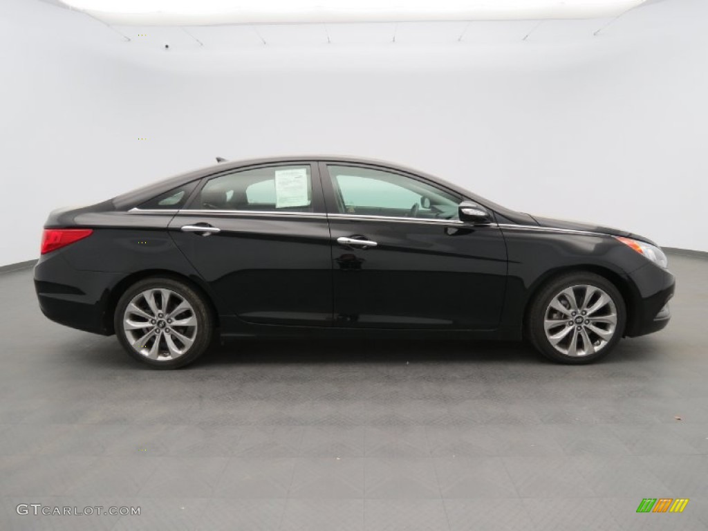 2011 Sonata Limited 2.0T - Midnight Black / Wine photo #4