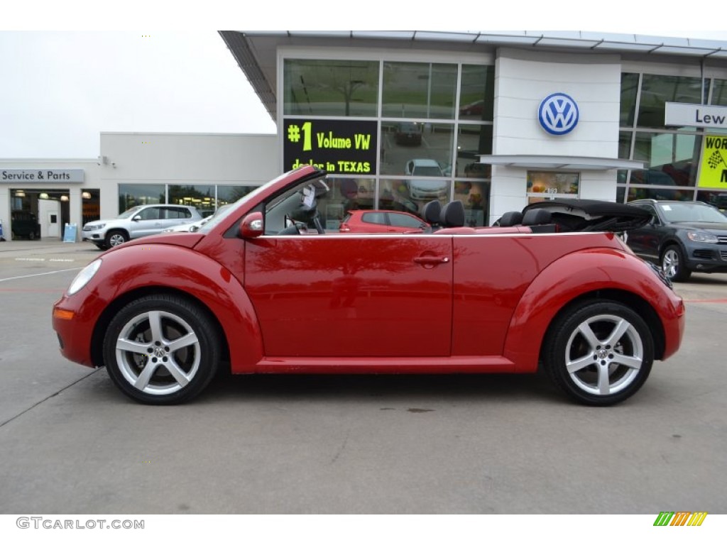 2009 New Beetle 2.5 Convertible - Salsa Red / Black photo #2