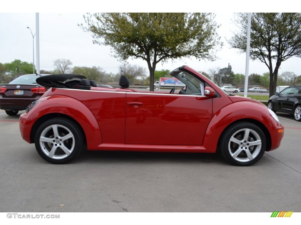 2009 New Beetle 2.5 Convertible - Salsa Red / Black photo #6
