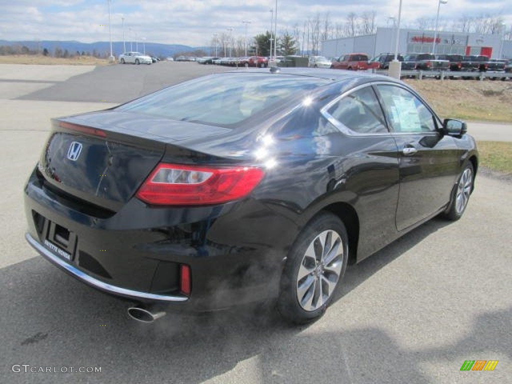 2013 Accord EX-L Coupe - Crystal Black Pearl / Black photo #18