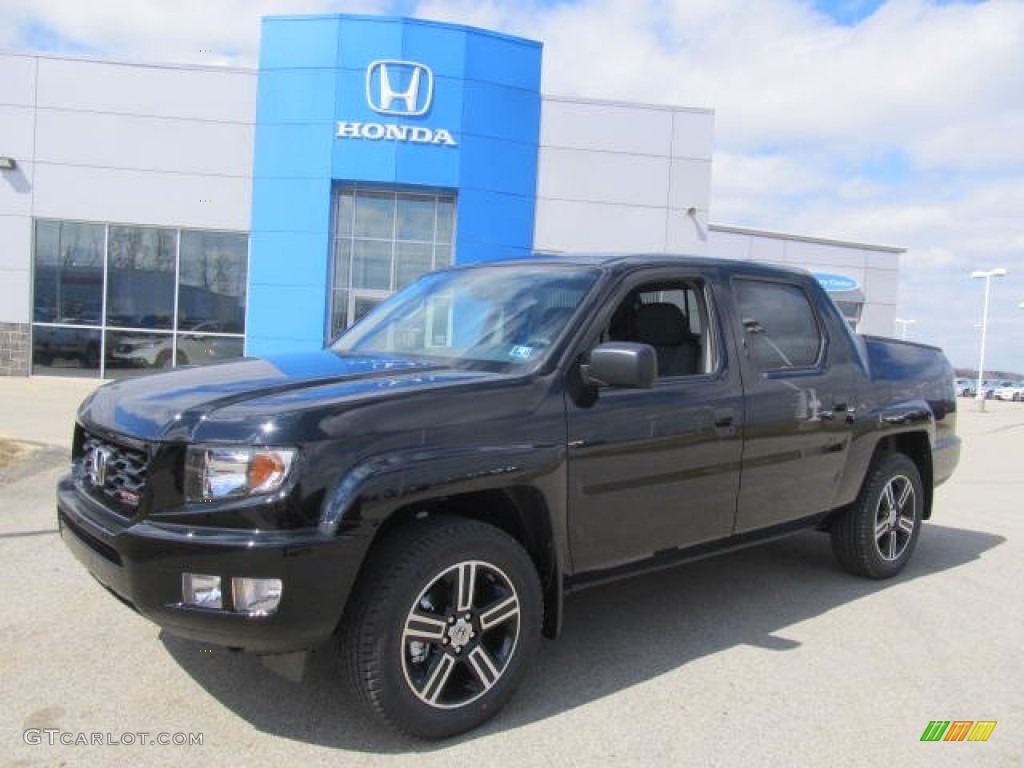 Crystal Black Pearl 2013 Honda Ridgeline Sport Exterior Photo #78776450