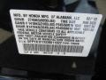 NH731P: Crystal Black Pearl 2013 Honda Ridgeline Sport Color Code