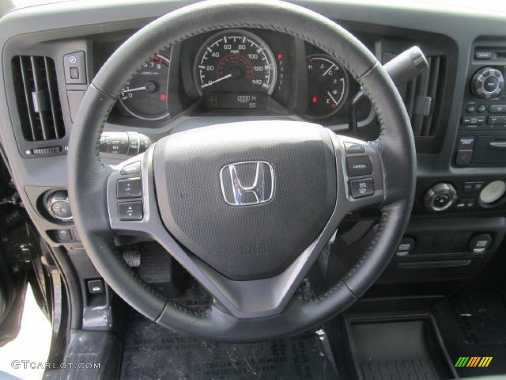 2013 Honda Ridgeline Sport Black Steering Wheel Photo #78776610