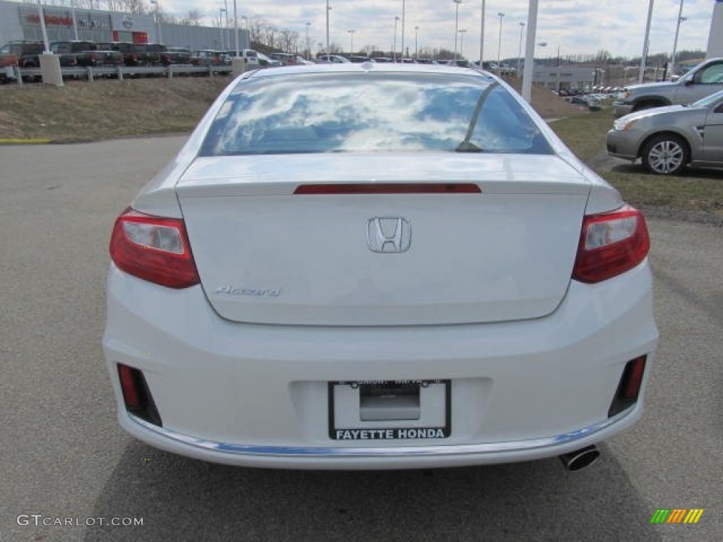 2013 Accord EX-L Coupe - White Orchid Pearl / Black/Ivory photo #3
